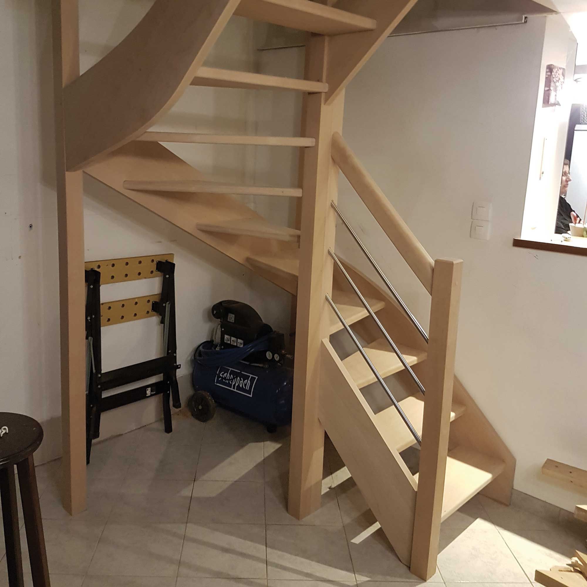 escalier bois